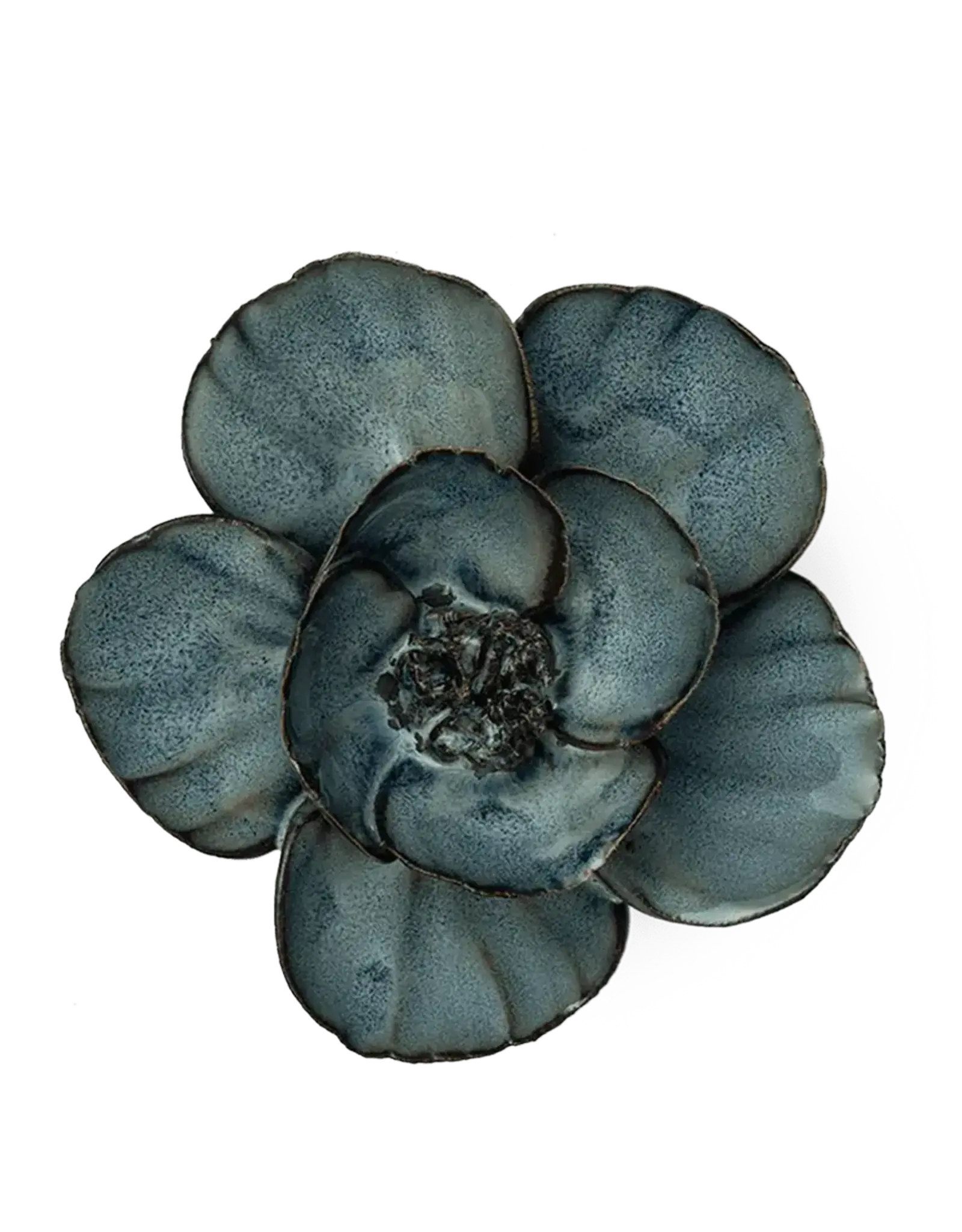 Chive Ceramic Flower Navy Poppy FR07