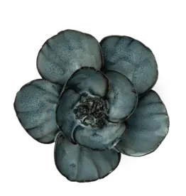 Chive Ceramic Flower Navy Poppy FR07