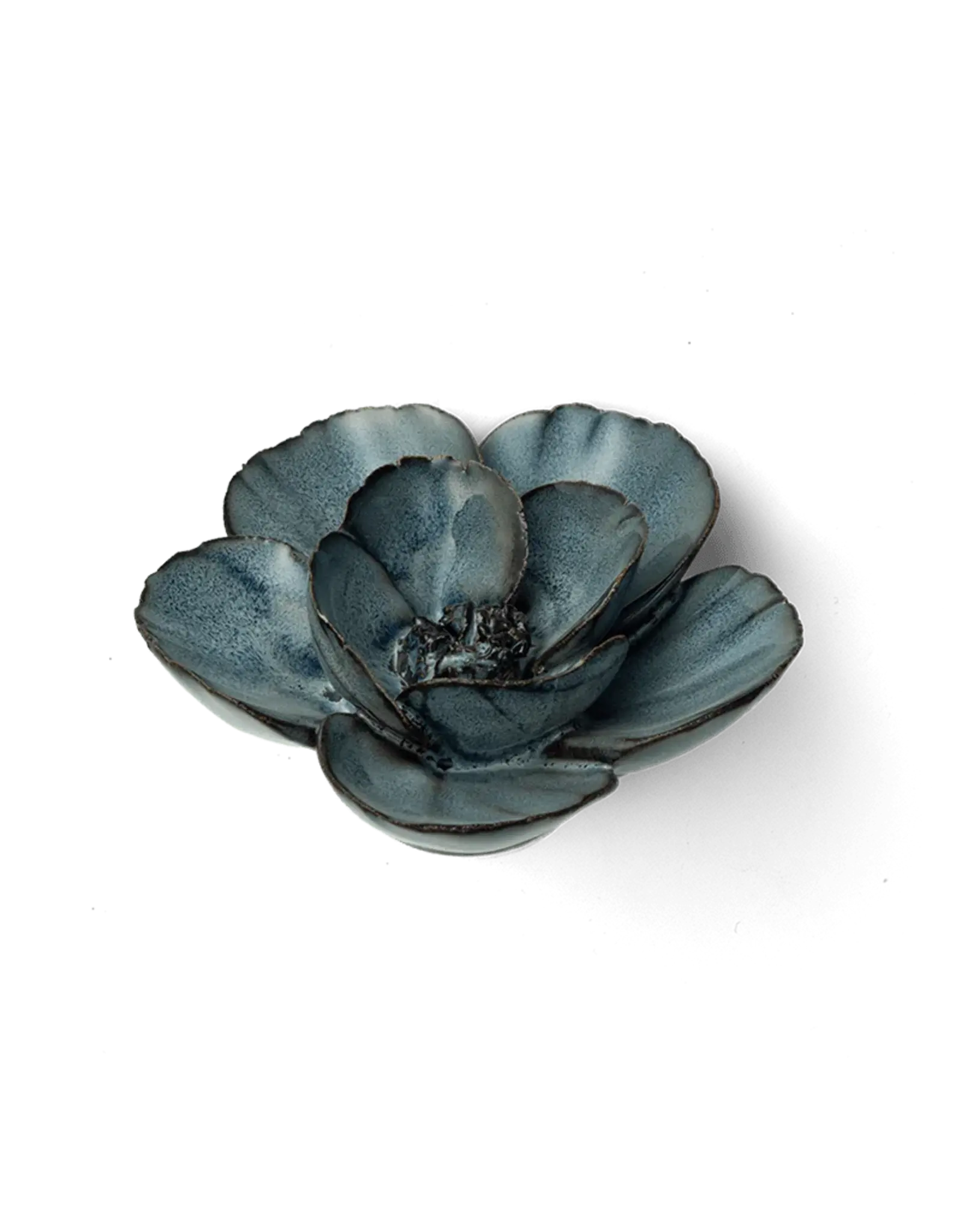 Chive Ceramic Flower Navy Poppy FR07