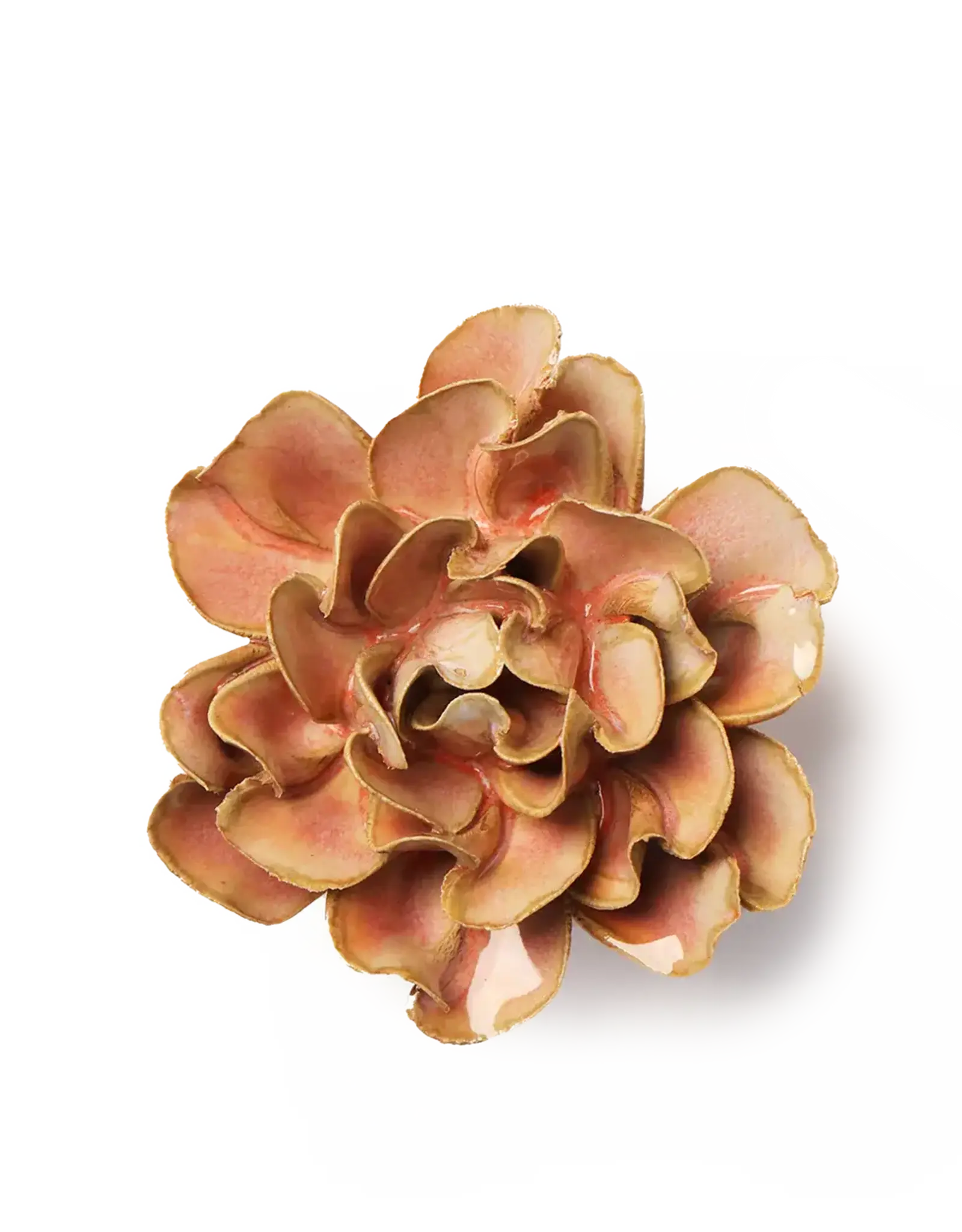 Chive Ceramic Flower Rose Pink Hawthorn FR19