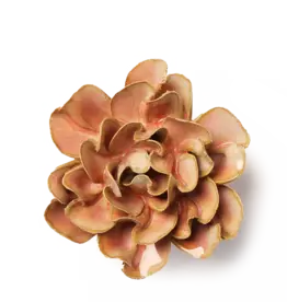 Chive Ceramic Flower Rose Pink Hawthorn FR19
