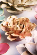 Chive Ceramic Flower Rose Pink Hawthorn FR19