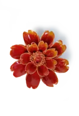 Chive Ceramic Flower Orange Yellow Paris FR29