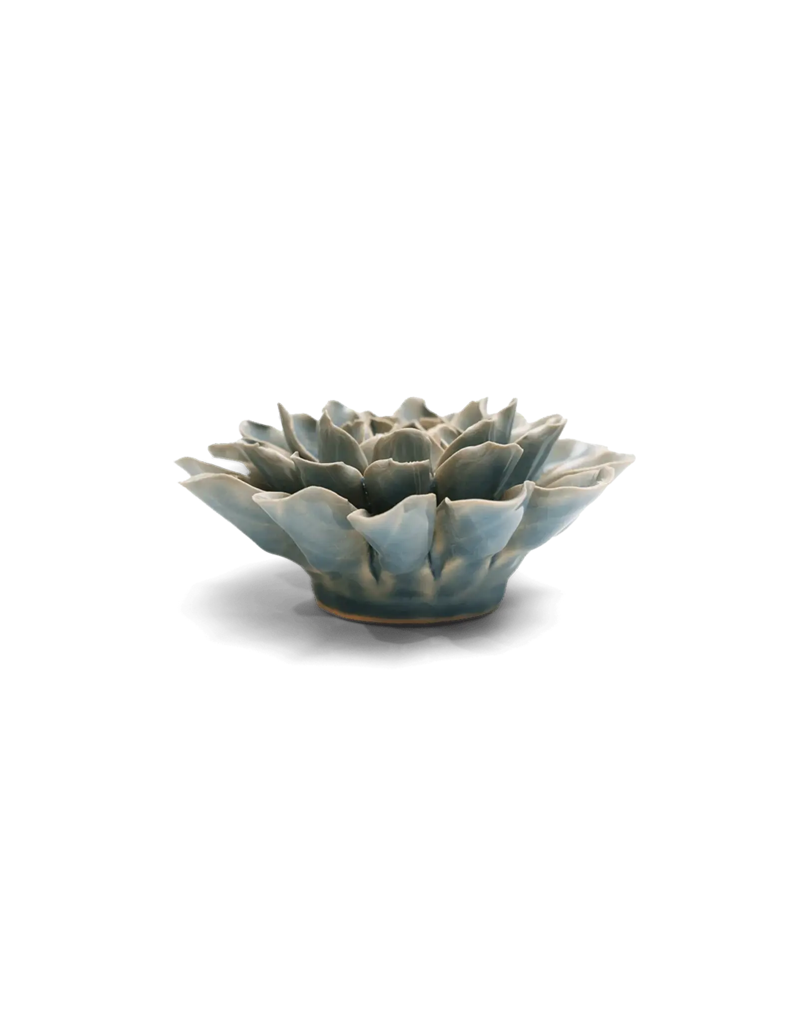 Chive Ceramic Flower Powder Blue Dahlia EG17