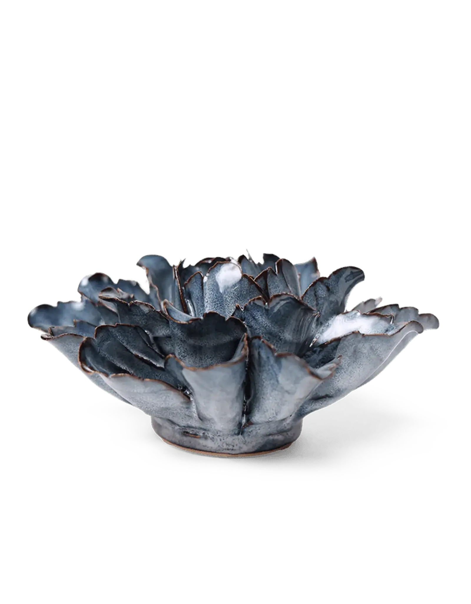 Chive Ceramic Flowers Navy Peony Ja12