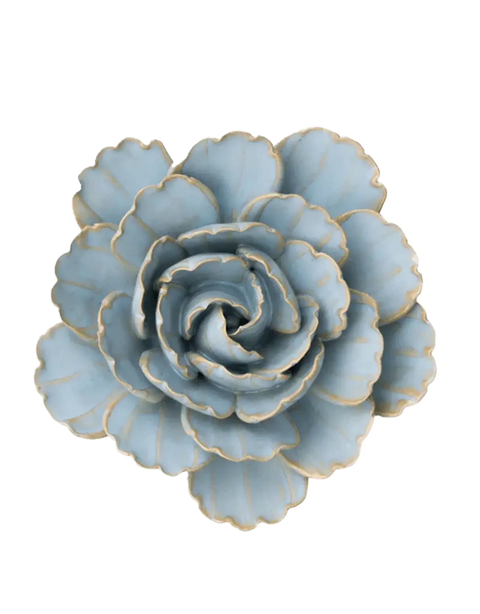 Chive Ceramic Flower Blue Peony FR11