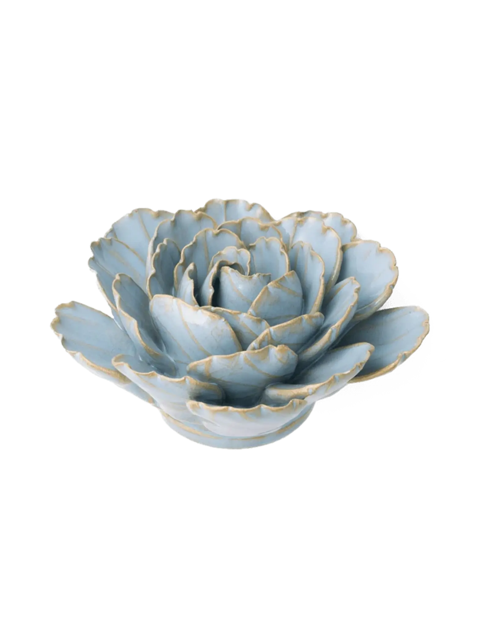 Chive Ceramic Flower Blue Peony FR11