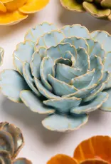 Chive Ceramic Flower Blue Peony FR11