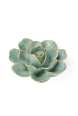 Chive Ceramic Flower Teal Gardenia FR10
