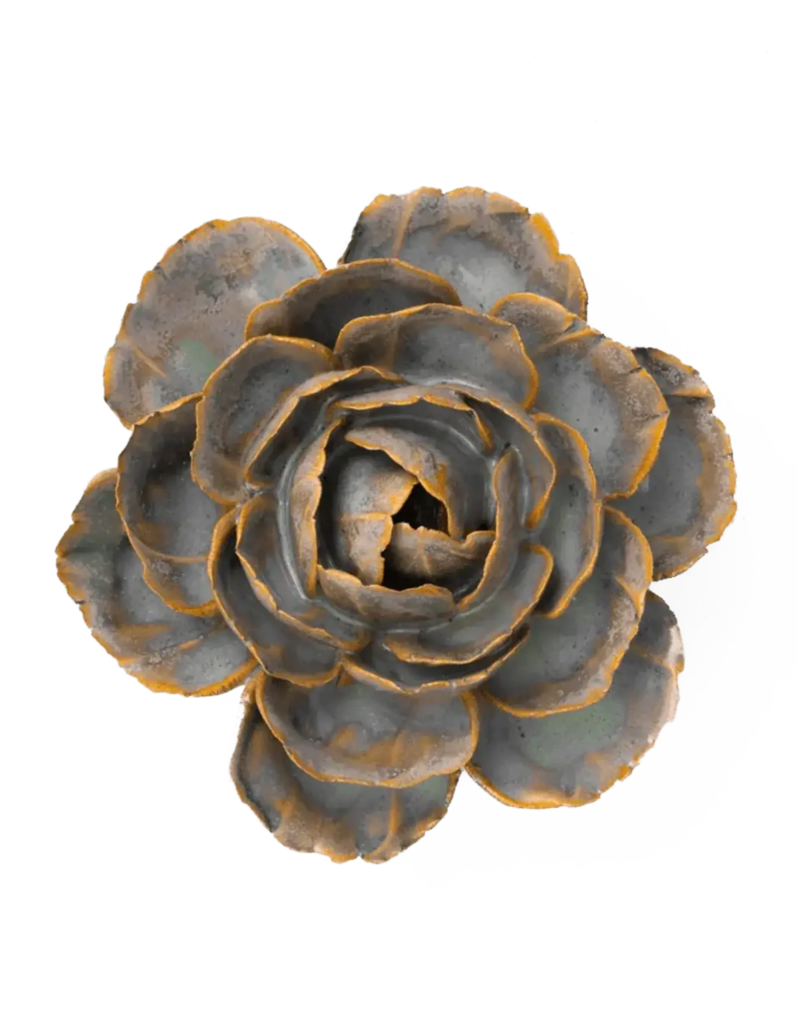 Chive Ceramic Flowers  Pale Blue Rose FR05