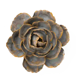 Chive Ceramic Flowers  Pale Blue Rose FR05