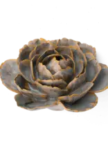 Chive Ceramic Flowers  Pale Blue Rose FR05