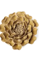 Chive Ceramic Flowers Caramel Peony EG16