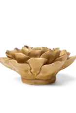 Chive Ceramic Flowers Caramel Peony EG16