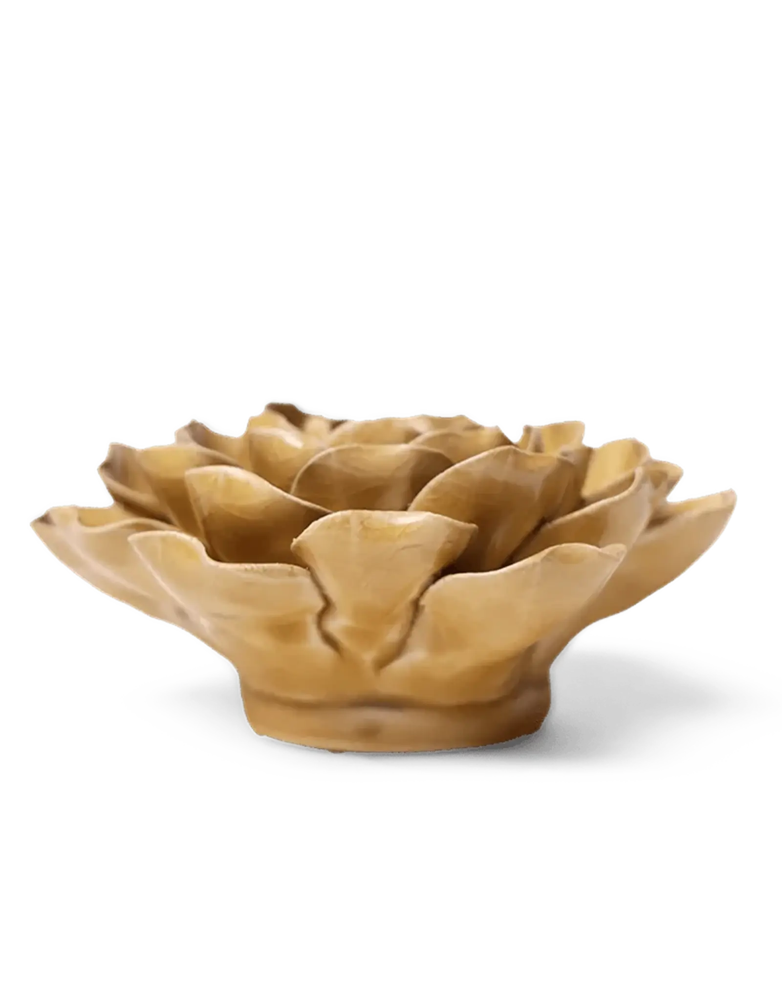 Chive Ceramic Flowers Caramel Peony EG16