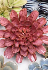 Chive Ceramic Flowers blush Pink Dahlia Ja17