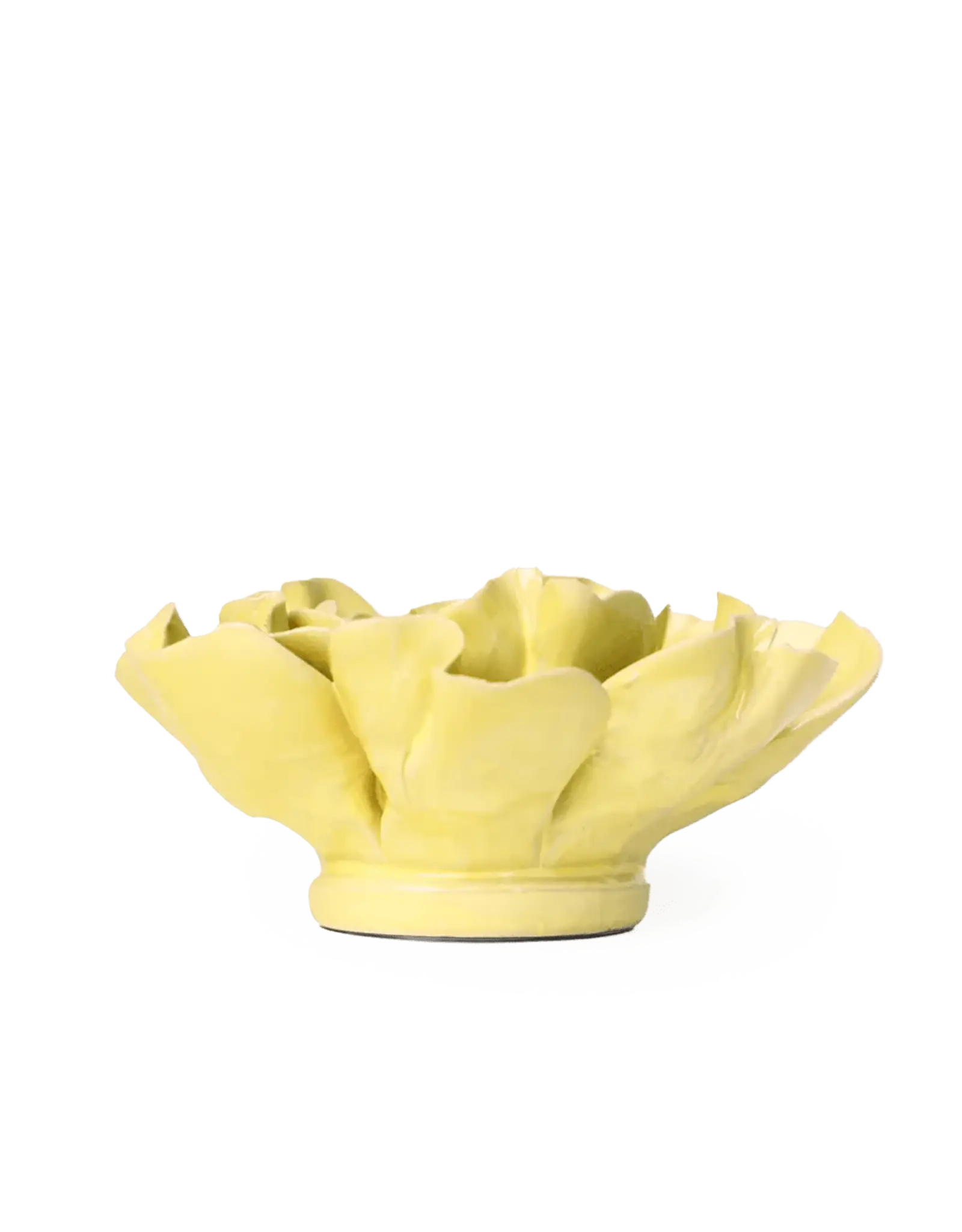 Chive Ceramic Flower Lime Yellow Larkspur EG26