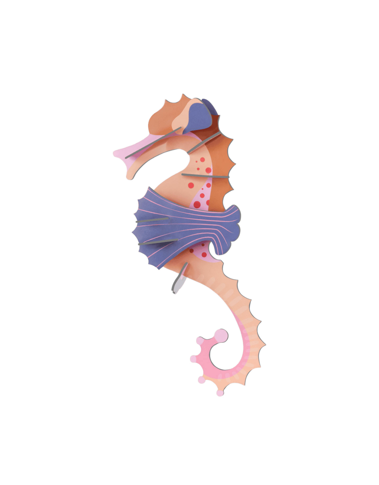 Studio Roof Studio ROOF pink seahorse