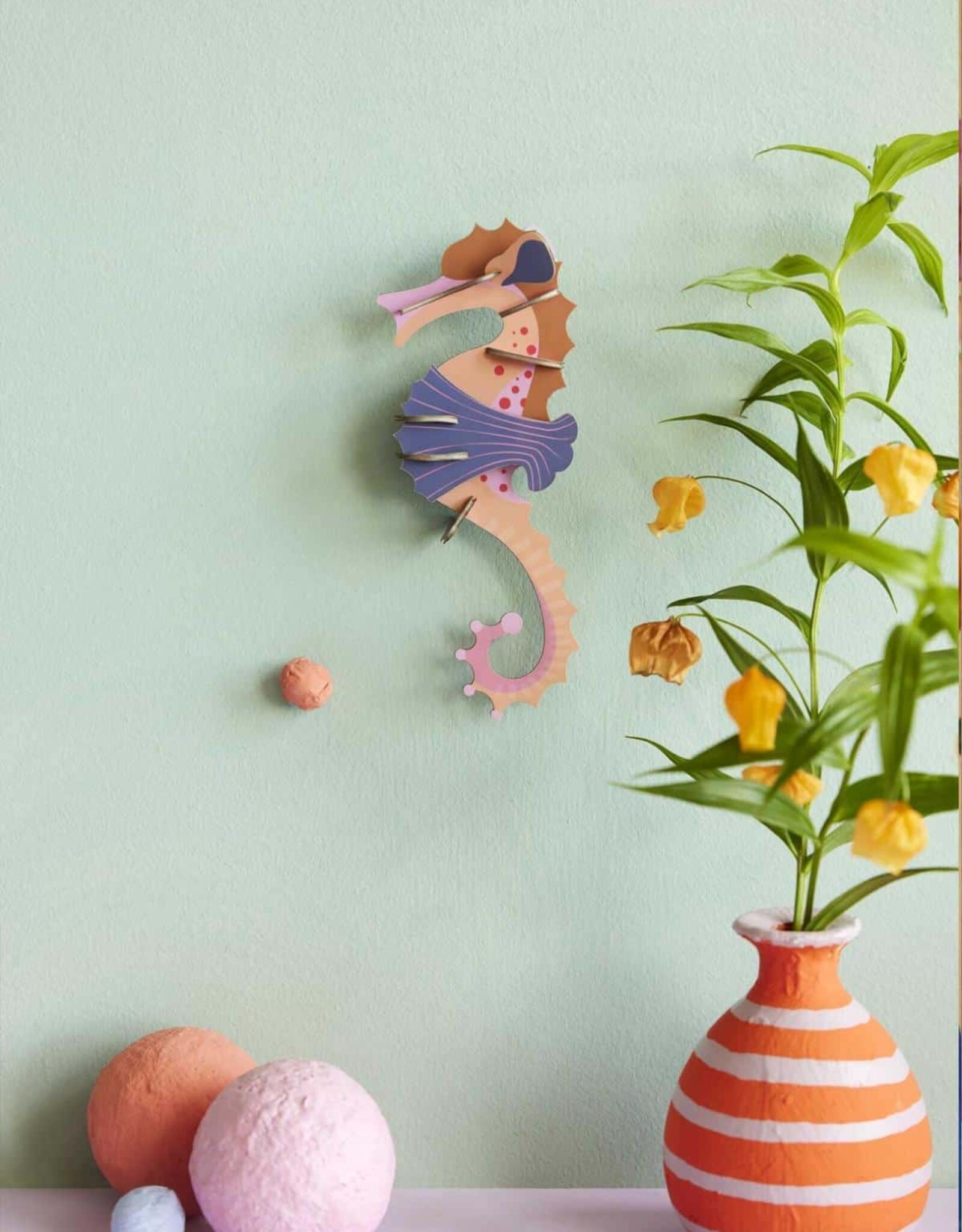 Studio Roof Studio ROOF pink seahorse
