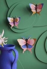 Studio Roof Studio ROOF gold rim butterflies, set of 3