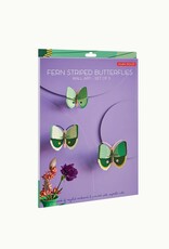 Studio Roof Studio ROOF fern striped butterflies, set of 3