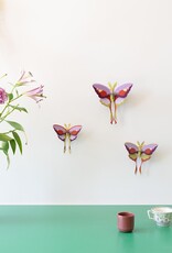 Studio Roof Studio ROOF lilac comet butterflies, set of 3