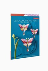 Studio Roof Studio ROOF lilac comet butterflies, set of 3