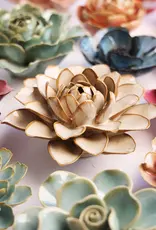 Chive Ceramic Flower Oatmeal Starbrite Water Lily FR23