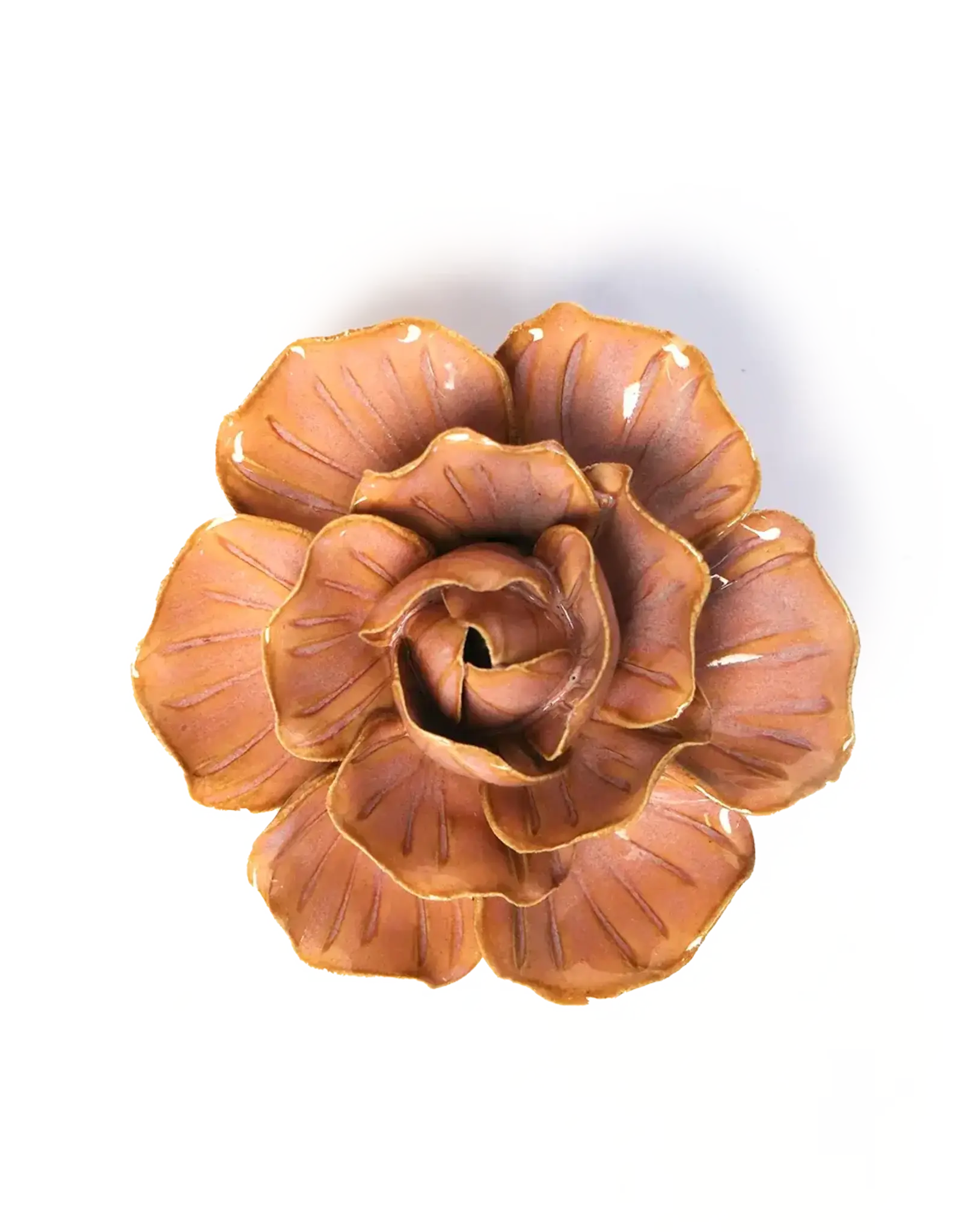 Chive Ceramic Flower Peach Pink Solar Carnation FR20