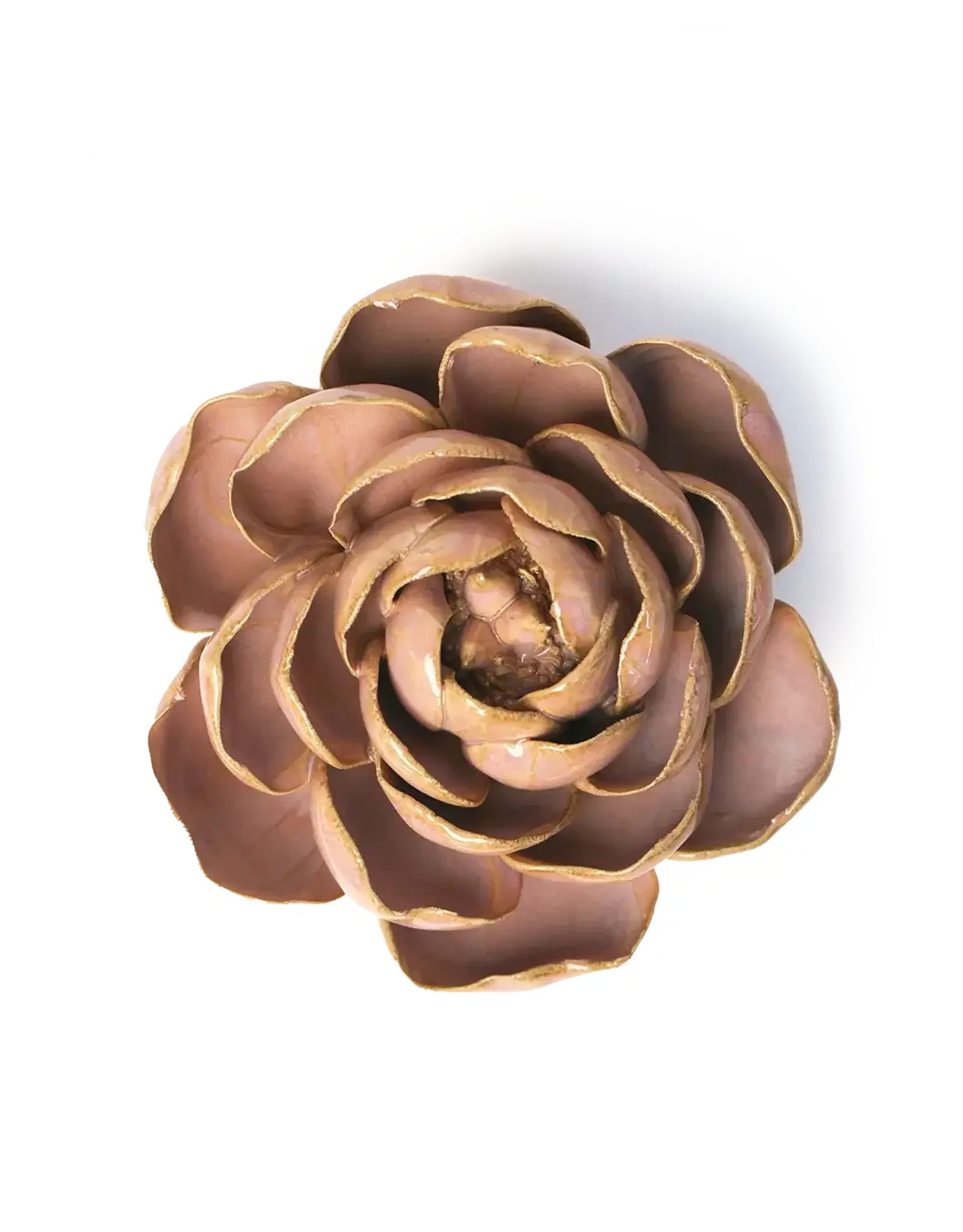 Chive Ceramic Flower Rose Pink Big Ben Peony FR16