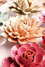 Chive Ceramic Flower Peach Pink Madonna Azalea FR33