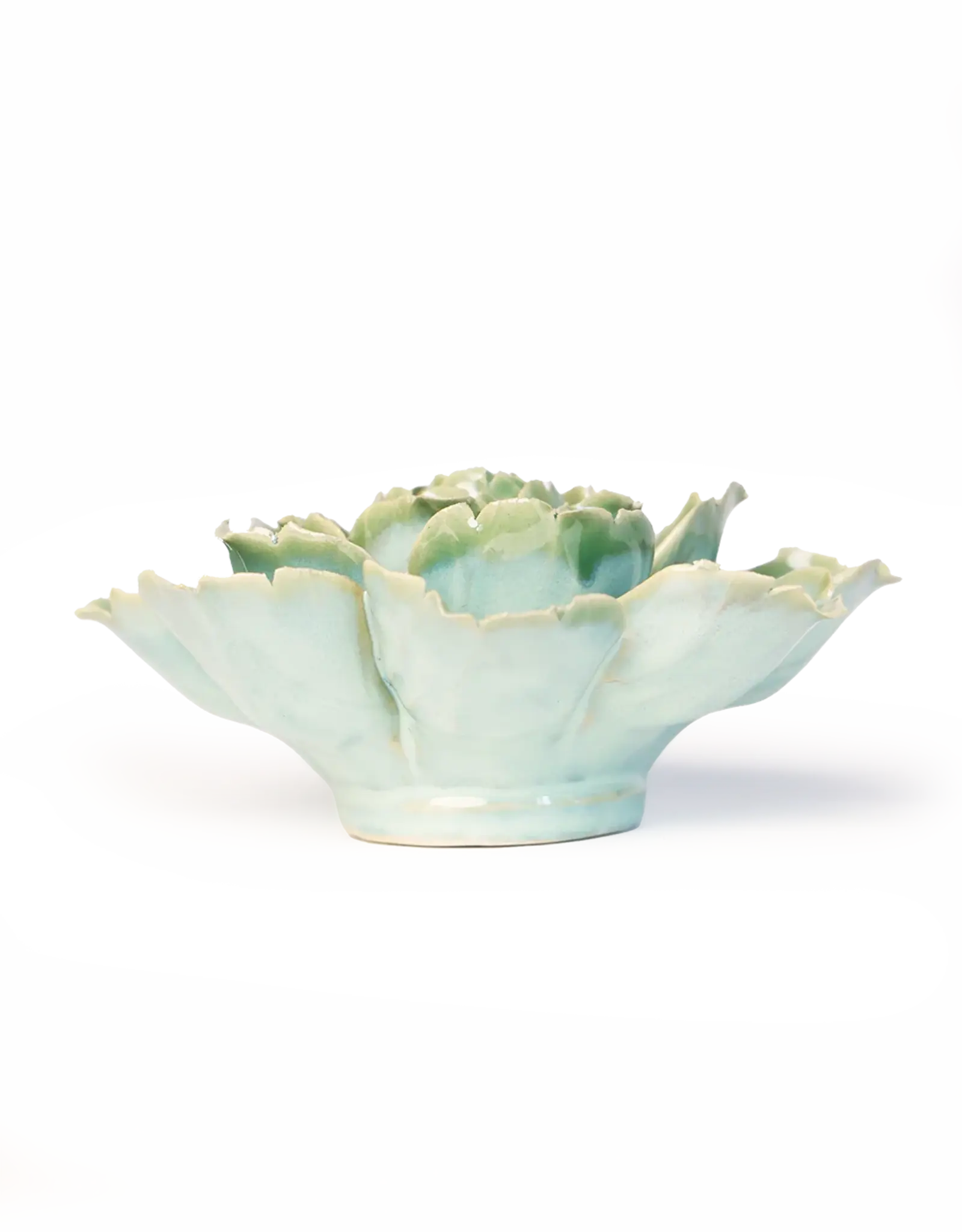 Chive Ceramic Flower Milk Teal Camelia FR27