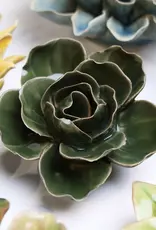 Chive Ceramic Flowers Fir Green Ranunculus EG03