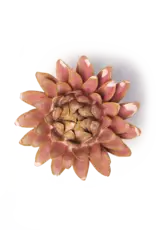 Chive Ceramic Flower Rose Quartz Pink Strawflower FR38