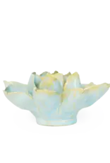Chive Ceramic Flower Robins Egg Blue Aurora  Water Lily EG24