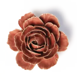 Chive Ceramic Flower Champagne English Rose FR39