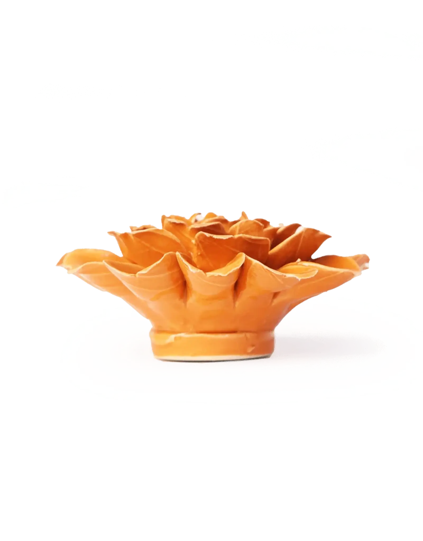 Chive Ceramic Flower Orange Fiesta Marigold EG44