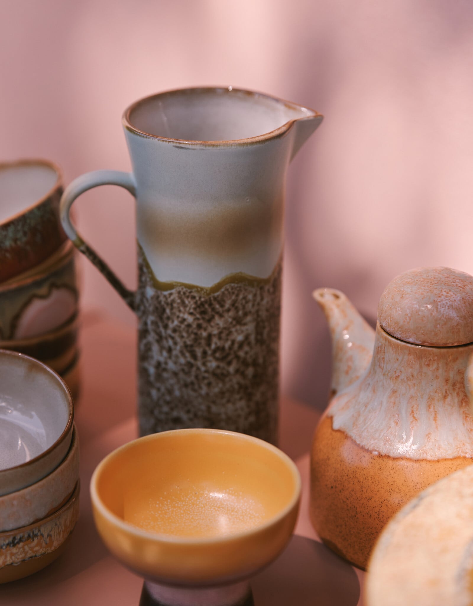 HKliving HKliving 70's Ceramics Jug Shell