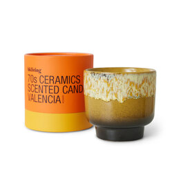 HKliving HKliving 70s ceramics: scented candle Valencia