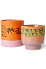 HKliving HKliving 70s ceramics scented candle Miami