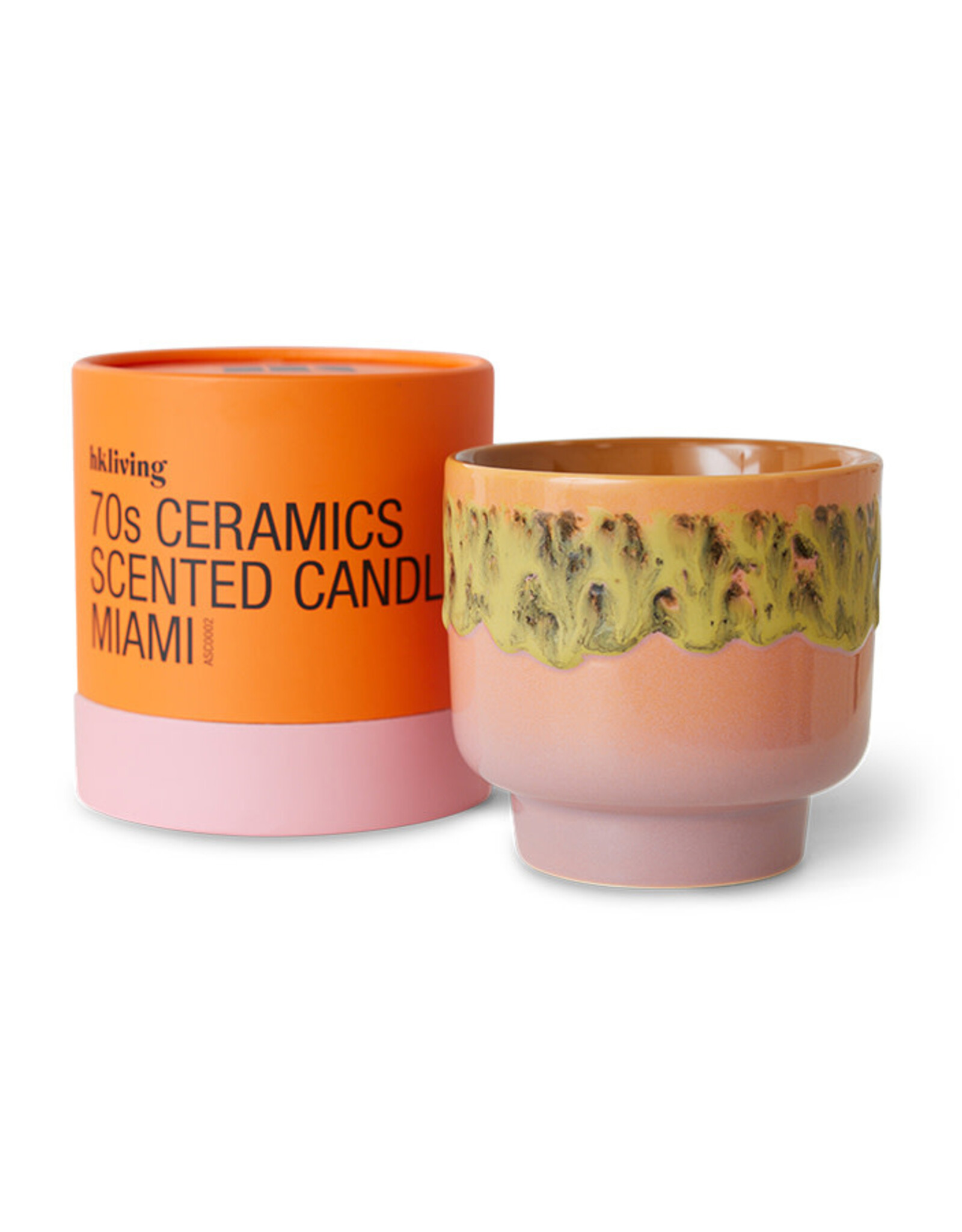 HKliving HKliving 70s ceramics scented candle Miami