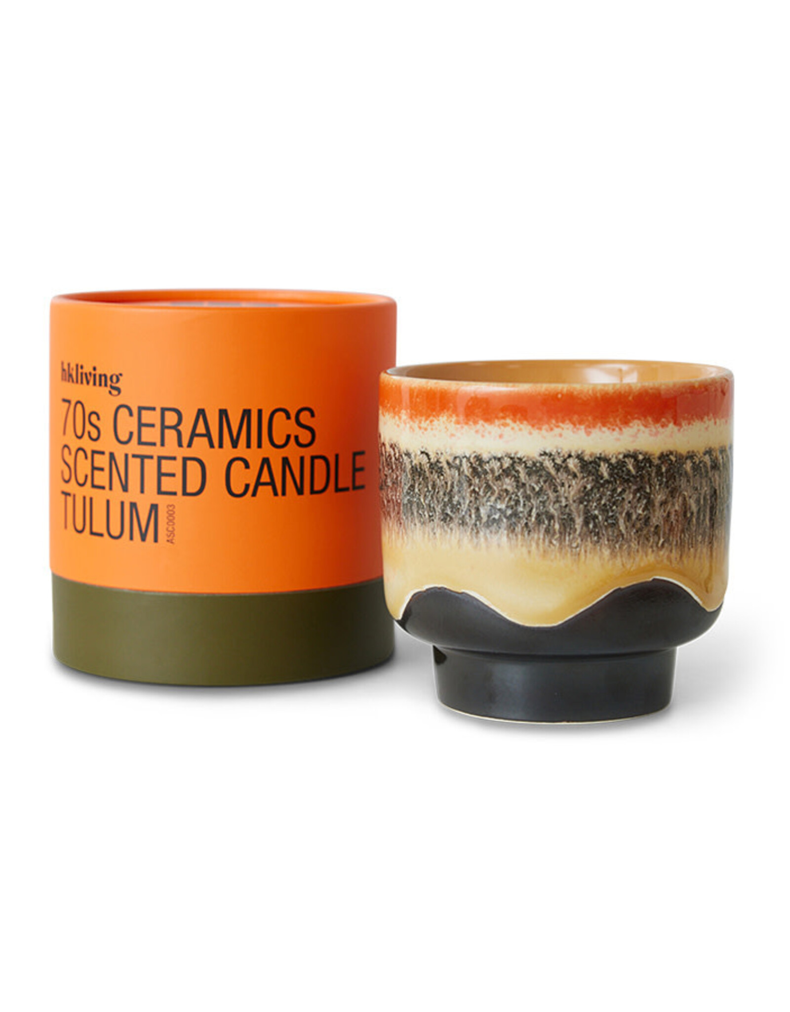HKliving HKliving 70s ceramics: scented candle Tulum