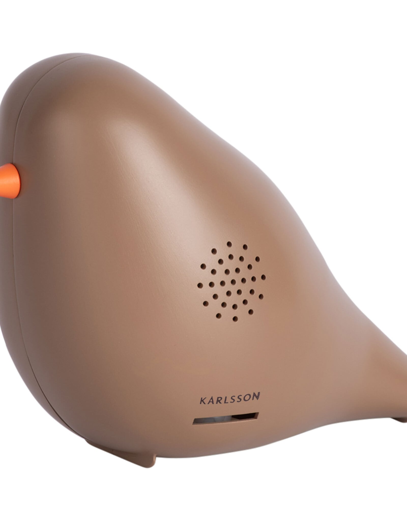Present Time Soundbox Modern Bird Mocha Brown