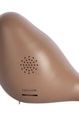 Present Time Soundbox Modern Bird Mocha Brown