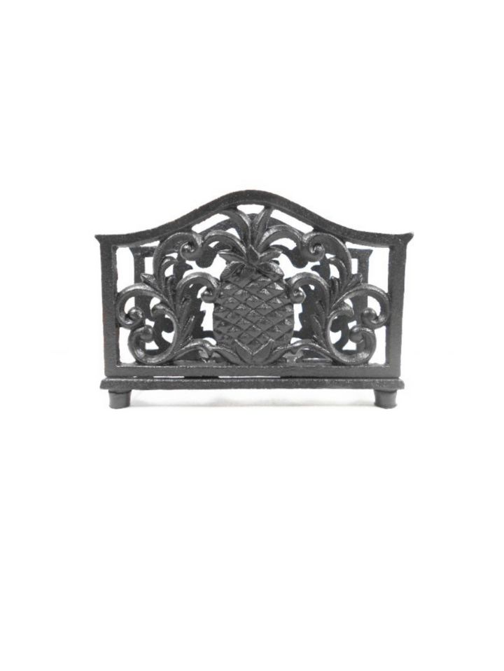 Iron Pineapple Napkin Holder Bonaire Coastal Living