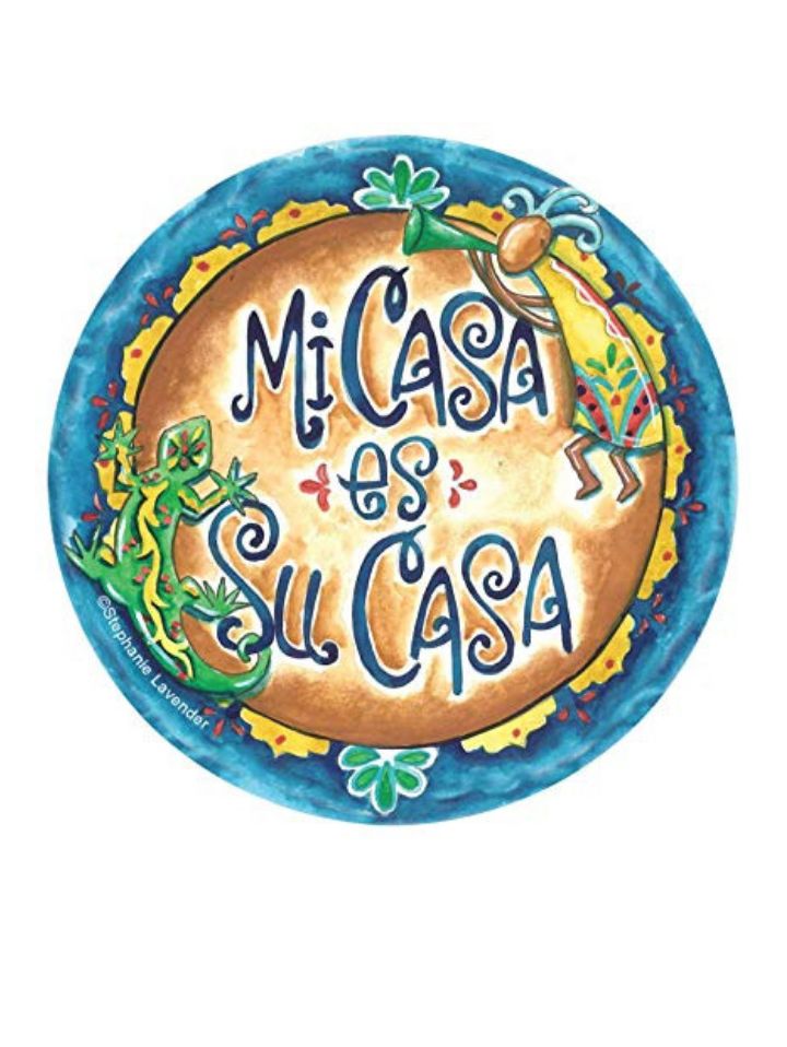 Mi Casa Es Su Casa Coaster Set