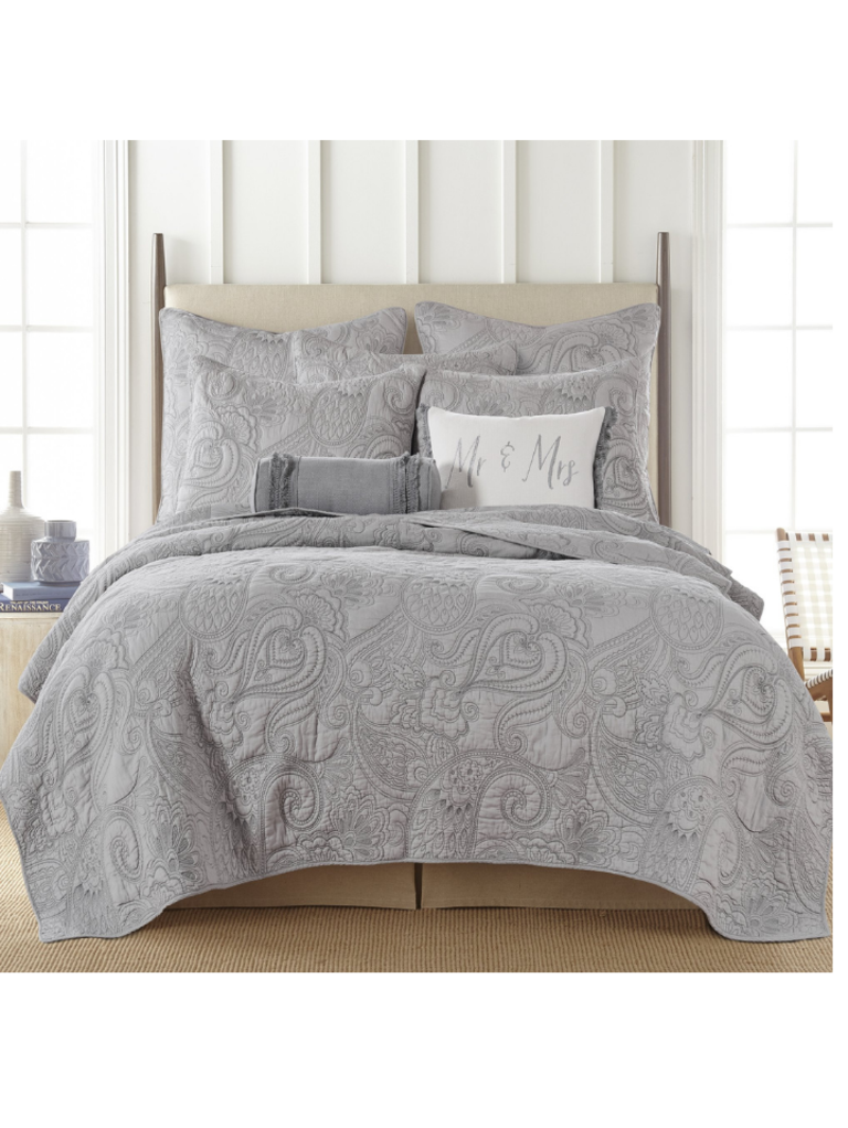 Levtex Home Perla Grey Quilt Set