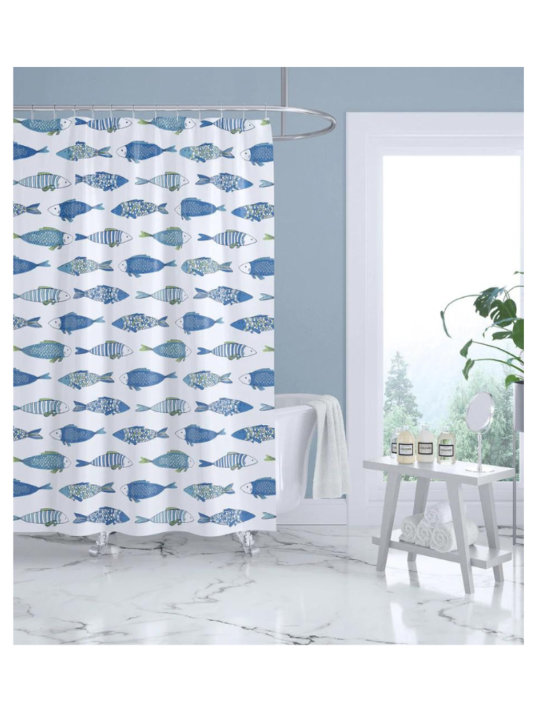 Levtex Home Catalina Fish Shower Curtain