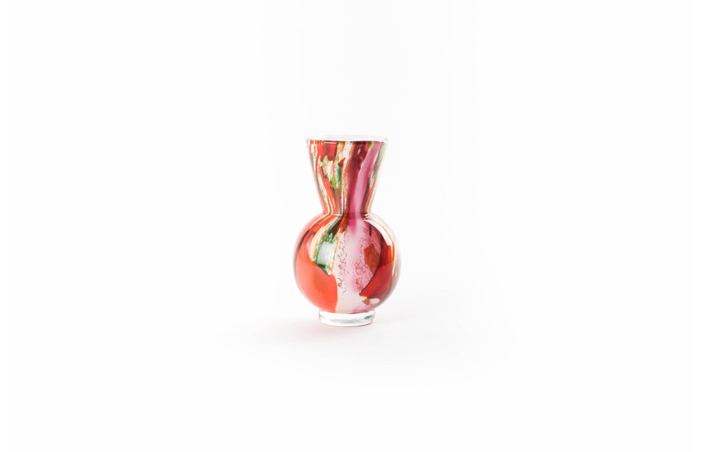 BOLVASE CONICAL NECK H.15 MIXED COLOURS