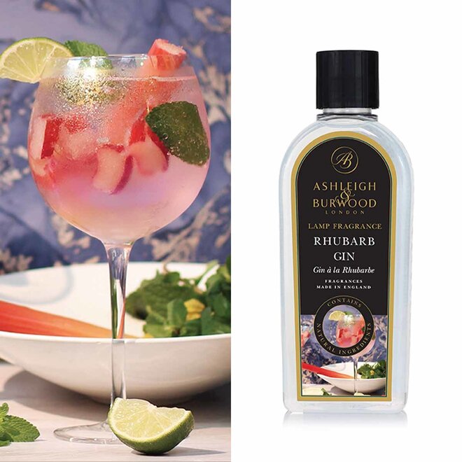 RHUBARB GIN GEURLAMP OLIE 500ML